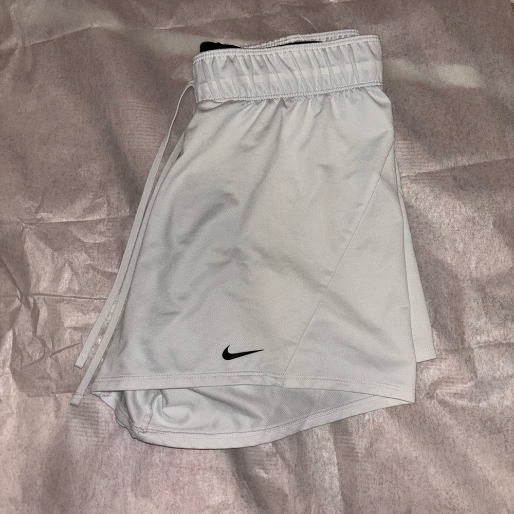 Nike White Athletic Shorts